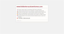 Desktop Screenshot of hiddenterracetownhomes.com